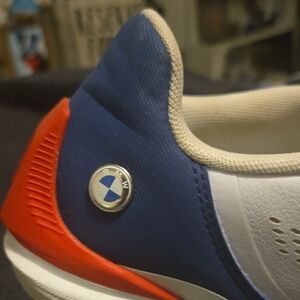 Puma White, Blue, and Red Men's Sneakers BMW edition RARE
